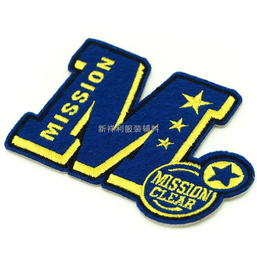 服裝麻豆导航成人影片AV刺繡臂章 徽章背膠魔術貼LOGO袖章 電腦繡花章仔批發